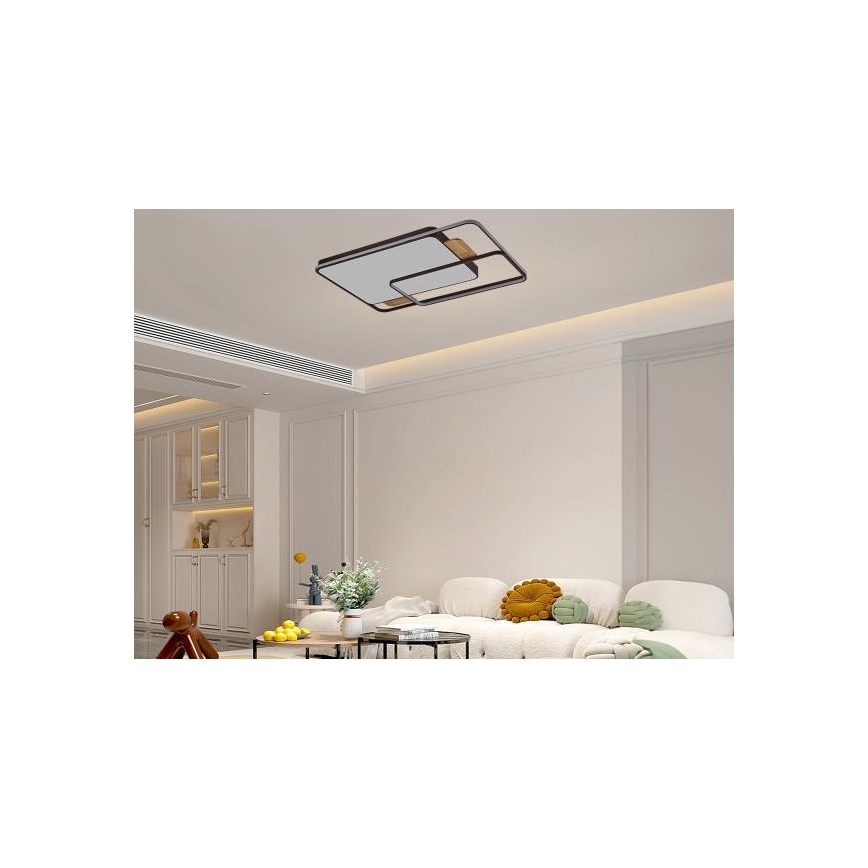 Світлодіодний стельовий світильник з димуванням LED/280W/230V 3000-6500K + пульт дистанційного керування