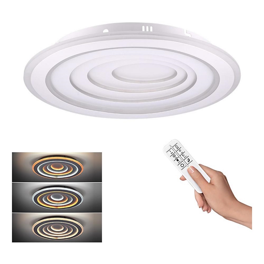Світлодіодний стельовий світильник з регулюванням яскравості CASCADE LED/111W/230V 3000-6500K + пульт дистанційного керування