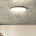 Світлодіодний стельовий світильник з регулюванням яскравості ESTELA LED/36W/230V діаметр 30 см білий + пульт дистанційного керування