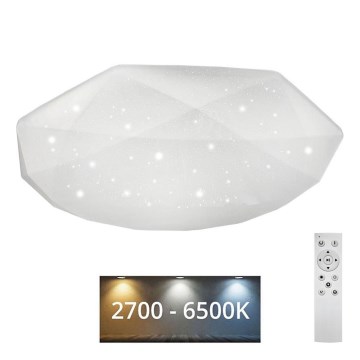 Світлодіодний стельовий світильник з регулюванням яскравості INDUS LED/60W/230V 2700-6500K діаметр 58 см + пульт дистанційного керування
