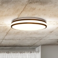 Світлодіодний стельовий світильник з регулюванням яскравості LASKOS LED/48W/230V 3000-6500K чорний + пульт дистанційного керування