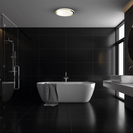Світлодіодний стельовий світильник з регулюванням яскравості LAYLA LED/50W/230V 3000/4000/6000K золотий + дистанційне керування