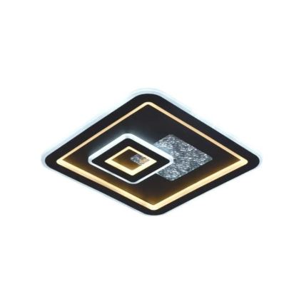 Світлодіодний стельовий світильник з регулюванням яскравості LED/110W/230V 3000-6500K чорний + пульт дистанційного керування