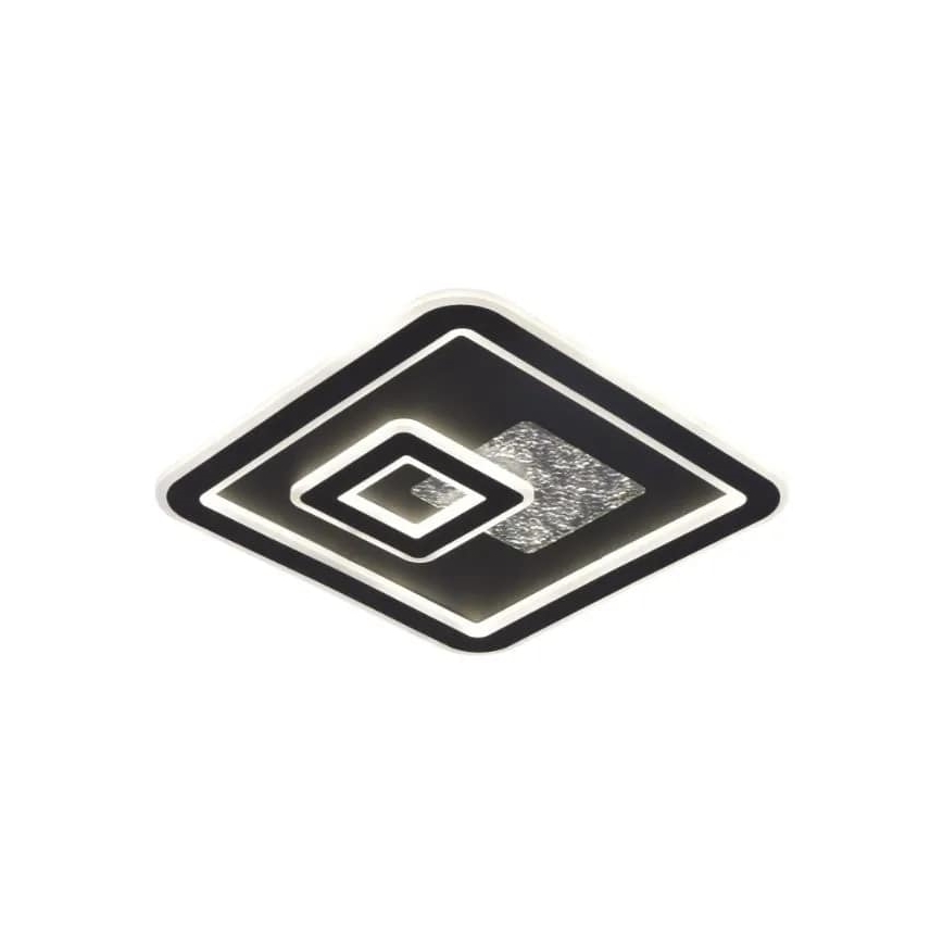 Світлодіодний стельовий світильник з регулюванням яскравості LED/110W/230V 3000-6500K чорний + пульт дистанційного керування