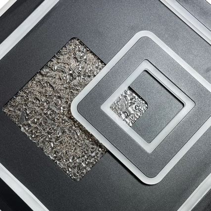 Світлодіодний стельовий світильник з регулюванням яскравості LED/110W/230V 3000-6500K чорний + пульт дистанційного керування