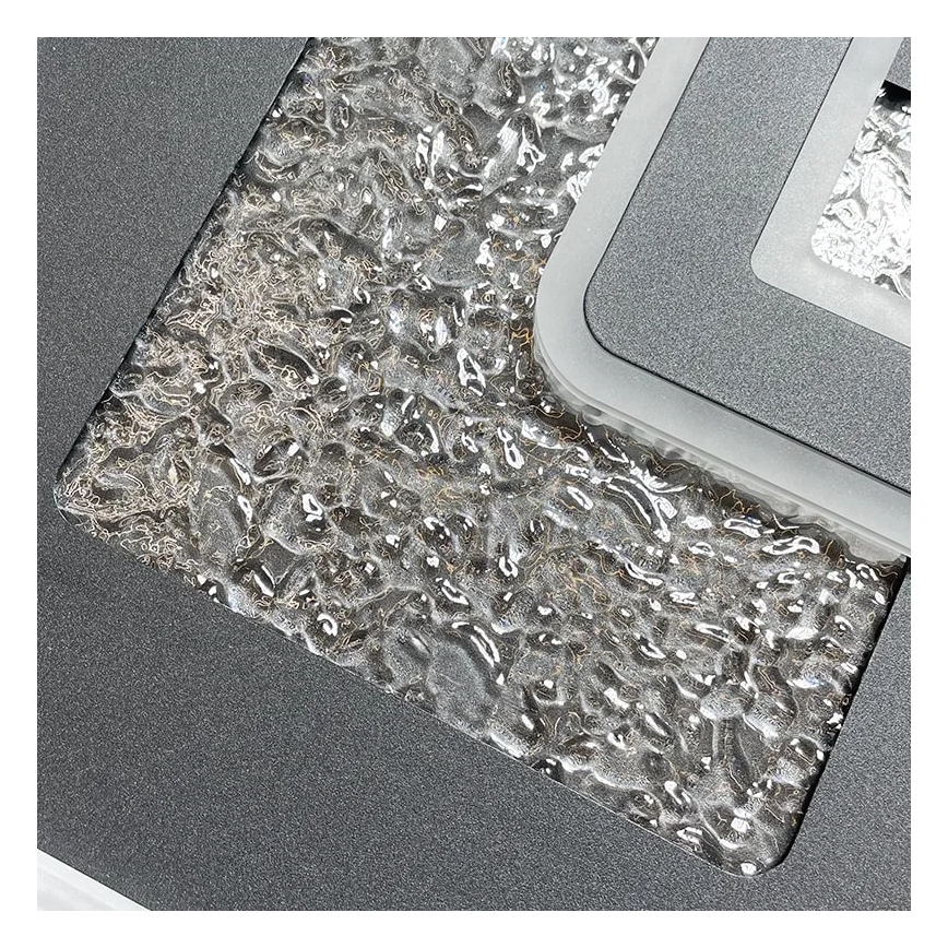 Світлодіодний стельовий світильник з регулюванням яскравості LED/110W/230V 3000-6500K чорний + пульт дистанційного керування