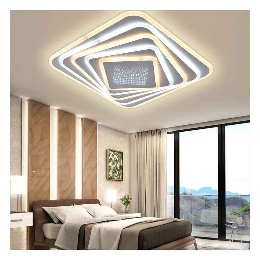 Світлодіодний стельовий світильник з регулюванням яскравості LED/150W/230V 3000-6500K + пульт дистанційного керування