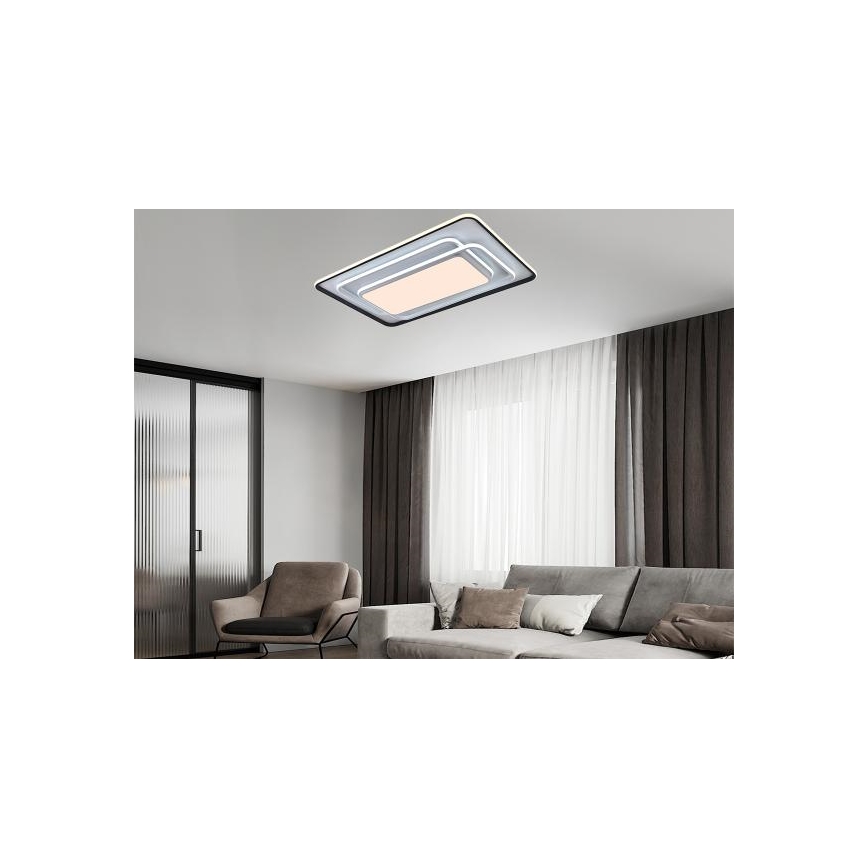 Світлодіодний стельовий світильник з регулюванням яскравості LED/220W/230V 3000-6500K + пульт дистанційного керування