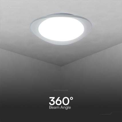 Світлодіодний стельовий світильник з регулюванням яскравості LED/40W/230V 3000-6500K 45 см білий + пульт дистанційного керування