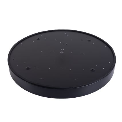 Світлодіодний стельовий світильник з регулюванням яскравості LED/40W/230V 3000-6500K діаметр 40 см чорний + пульт дистанційного керування