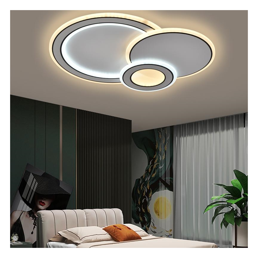 Світлодіодний стельовий світильник з регулюванням яскравості LED/40W/230V 3000-6500K + пульт дистанційного керування