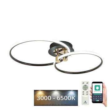 Світлодіодний стельовий світильник з регулюванням яскравості LED/48W/230V 3000-6500K + пульт дистанційного керування