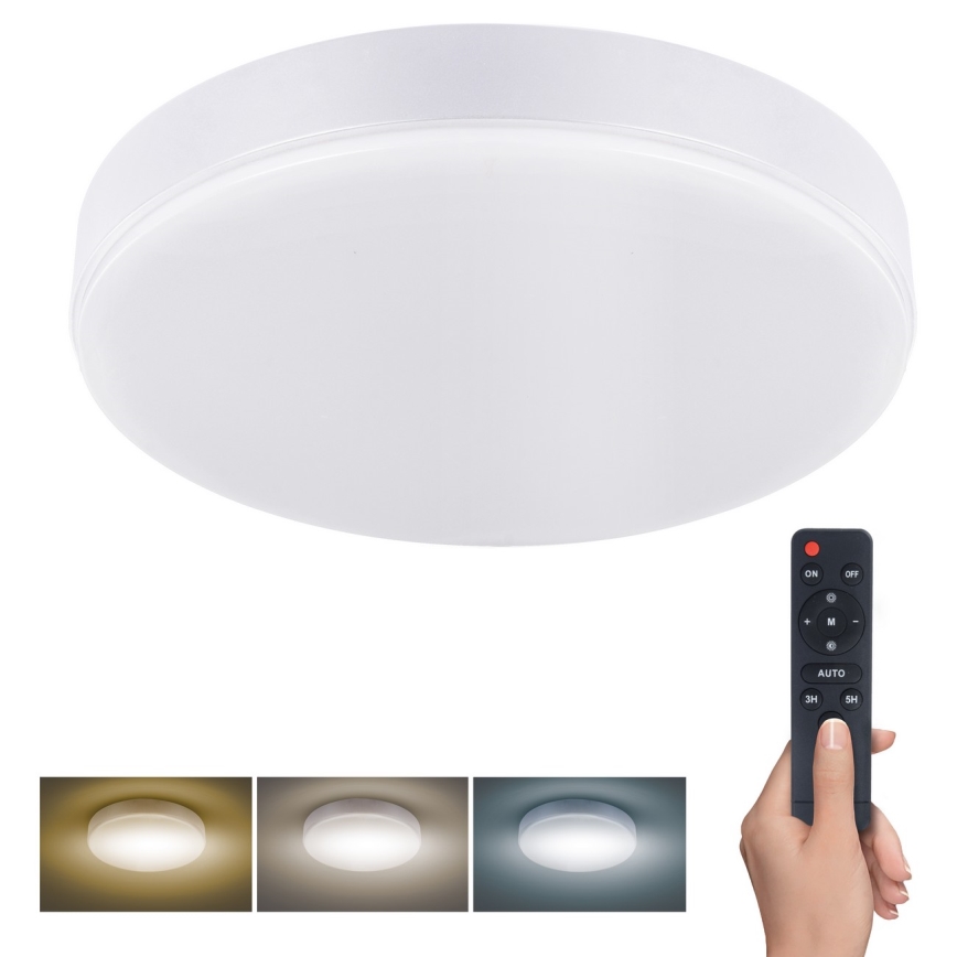 Світлодіодний стельовий світильник з регулюванням яскравості LED/50W/230V 3000-6000K + пульт дистанційного керування