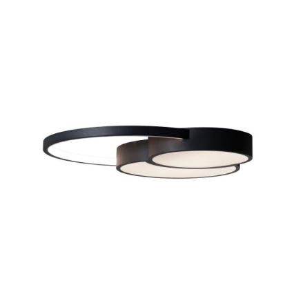 Світлодіодний стельовий світильник з регулюванням яскравості LED/60W/230V 3000-6500K чорний + пульт дистанційного керування
