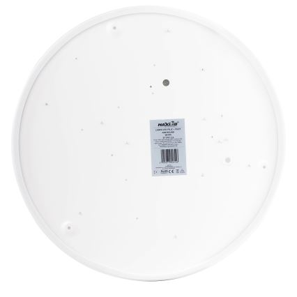 Світлодіодний стельовий світильник з регулюванням яскравості LED/60W/230V 3000-6500K діаметр 60 см білий + пульт дистанційного керування