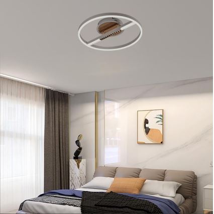 Світлодіодний стельовий світильник з регулюванням яскравості LED/60W/230V 3000-6500K + пульт дистанційного керування