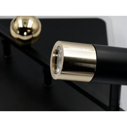 Світлодіодний стельовий світильник з регулюванням яскравості LED/70W/230V 3000-6500K чорний + пульт дистанційного керування