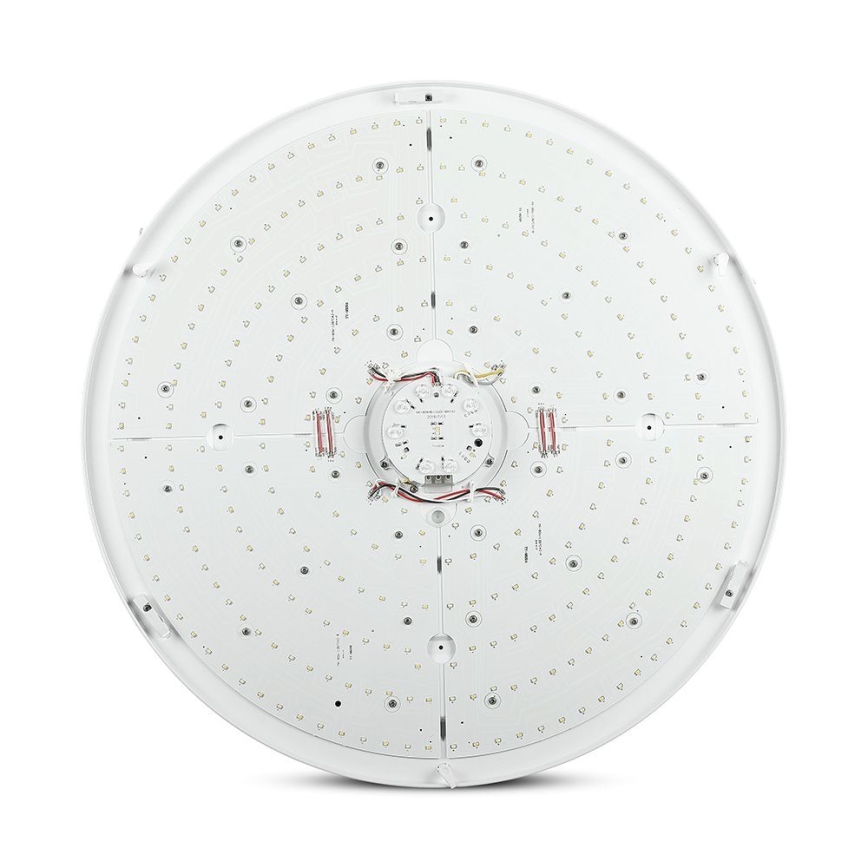 Світлодіодний стельовий світильник з регулюванням яскравості LED/72W/230V 3000-6500K діаметр 67 см білий + пульт дистанційного керування