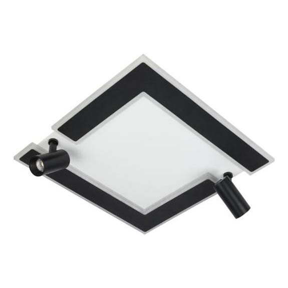 Світлодіодний стельовий світильник з регулюванням яскравості LED/80W/230V 3000-6500K чорний + пульт дистанційного керування