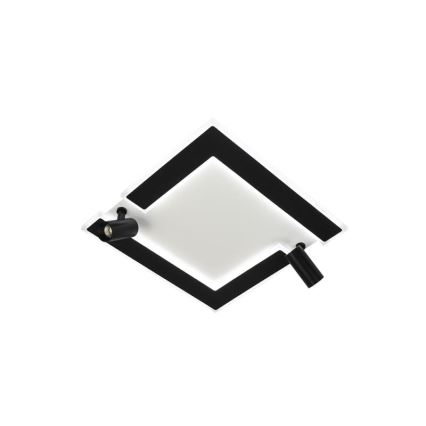 Світлодіодний стельовий світильник з регулюванням яскравості LED/80W/230V 3000-6500K чорний + пульт дистанційного керування