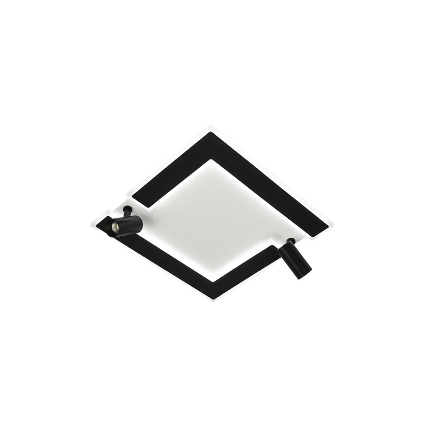Світлодіодний стельовий світильник з регулюванням яскравості LED/80W/230V 3000-6500K чорний + пульт дистанційного керування