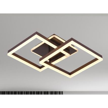 Світлодіодний стельовий світильник з регулюванням яскравості LED/80W/230V 3000-6500K + дистанційне керування