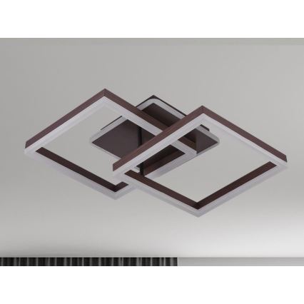 Світлодіодний стельовий світильник з регулюванням яскравості LED/80W/230V 3000-6500K + дистанційне керування