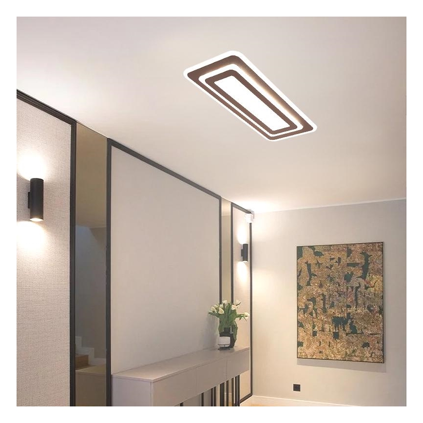 Світлодіодний стельовий світильник з регулюванням яскравості LED/85W/230V 3000-6500K + пульт дистанційного керування