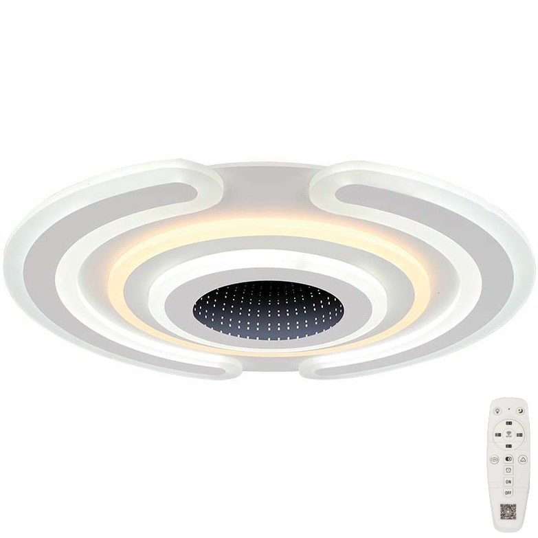Світлодіодний стельовий світильник з регулюванням яскравості LED/95W/230V 3000-6500K + пульт дистанційного керування