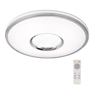 Світлодіодний стельовий світильник з регулюванням яскравості LEON LED/24W/230V + пульт дистанційного керування