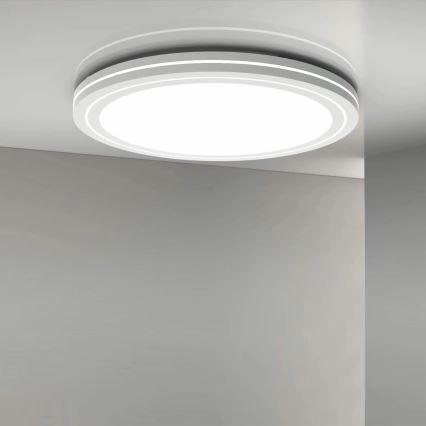 Стельовий LED світильник для ванної з регулюванням яскравості MARIAN LED/72W/230V діаметр 48 см 3000-6000K IP44 + пульт дистанційного керування
