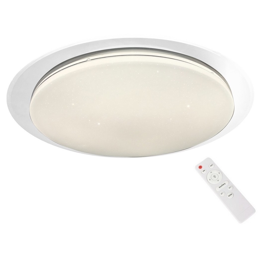 Світлодіодний стельовий світильник з регулюванням яскравості ONTARIO LED/80W/230V 3000-6000K + дистанційне керування