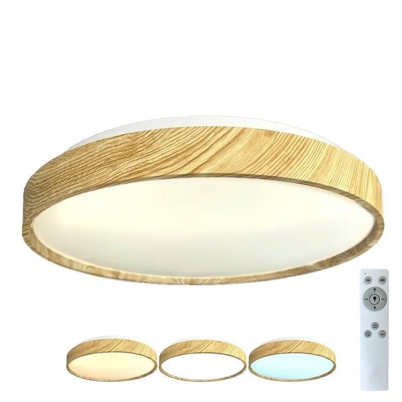 Світлодіодний стельовий світильник з регулюванням яскравості OPAL LED/36W/230V 3000-6500K діаметр 40 см + пульт дистанційного керування