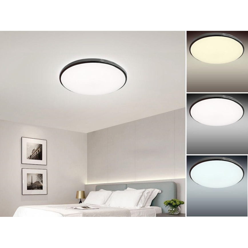Світлодіодний стельовий світильник з регулюванням яскравості OPAL LED/50W/230V + пульт дистанційного керування