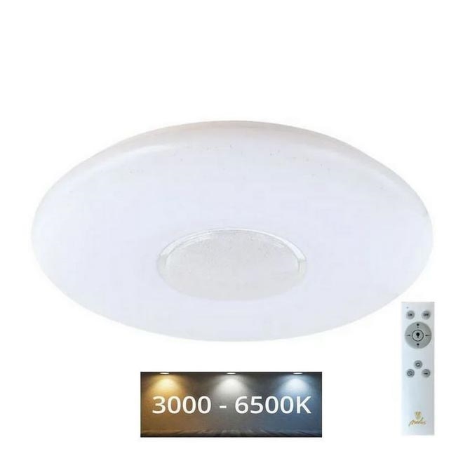 Світлодіодний стельовий світильник з регулюванням яскравості STAR LED/60W/230V 3000-6500K + пульт дистанційного керування