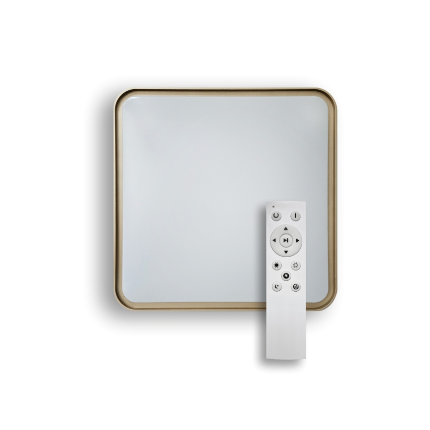 Світлодіодний стельовий світильник з регулюванням яскравості UNA LED/60W/230V 2700-6500K 50x50 см + пульт дистанційного керування