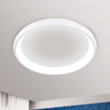 Світлодіодний стельовий світильник з регулюванням яскравості VENUS LED/50W/230V діаметр 61 см білий