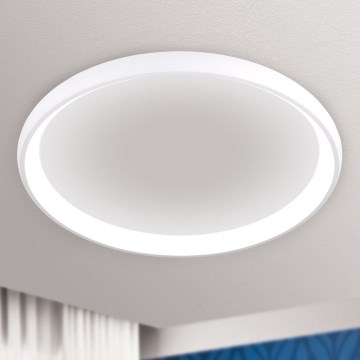 Світлодіодний стельовий світильник з регулюванням яскравості VENUS LED/85W/230V діаметр 81 см білий