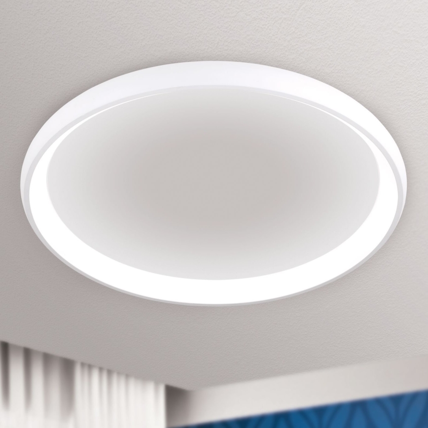 Світлодіодний стельовий світильник з регулюванням яскравості VENUS LED/85W/230V діаметр 81 см білий
