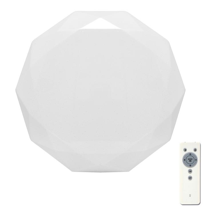 Світлодіодний стельовий світильник з регульованою яскравістю DIAMANT LED/80W/230V + дистанційне керування