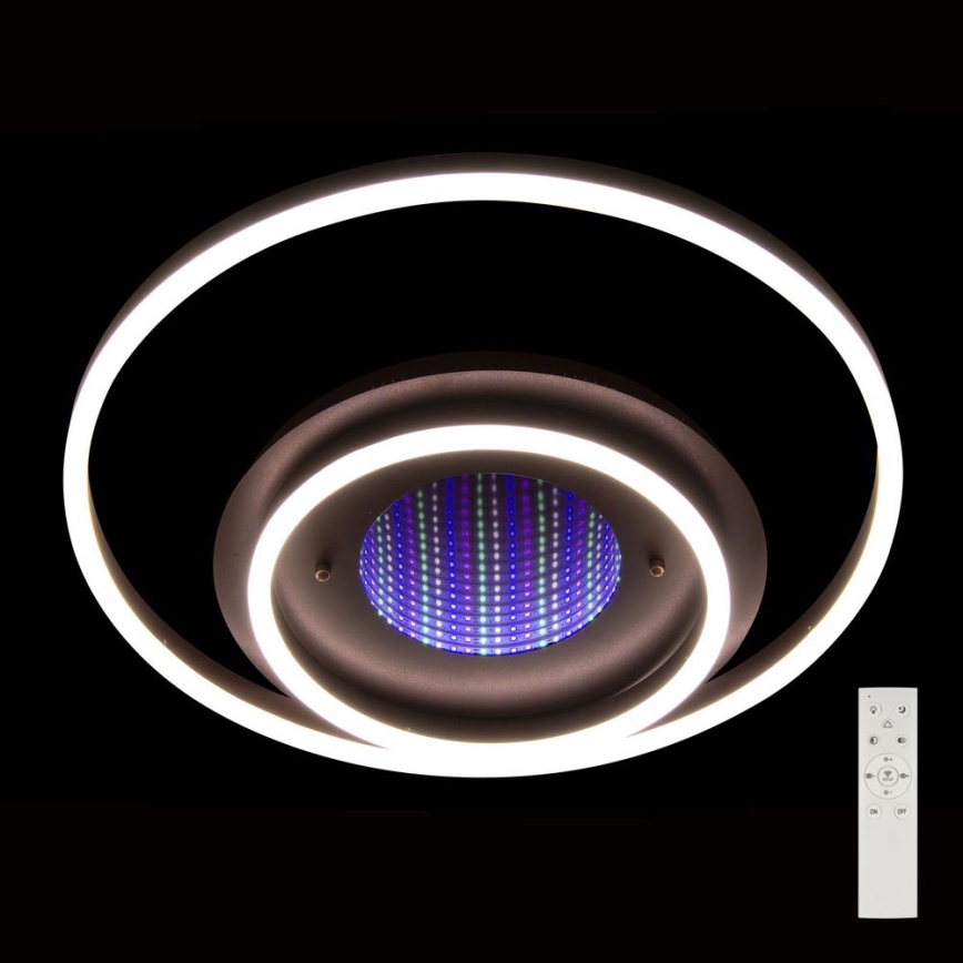 Світлодіодний стельовий світильник з регульованою яскравістю LED/100W/230V + пульт дистанційного керування