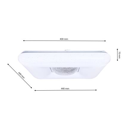 Світлодіодний стельовий світильник з регульованою яскравістю YAX LED/24W/230V