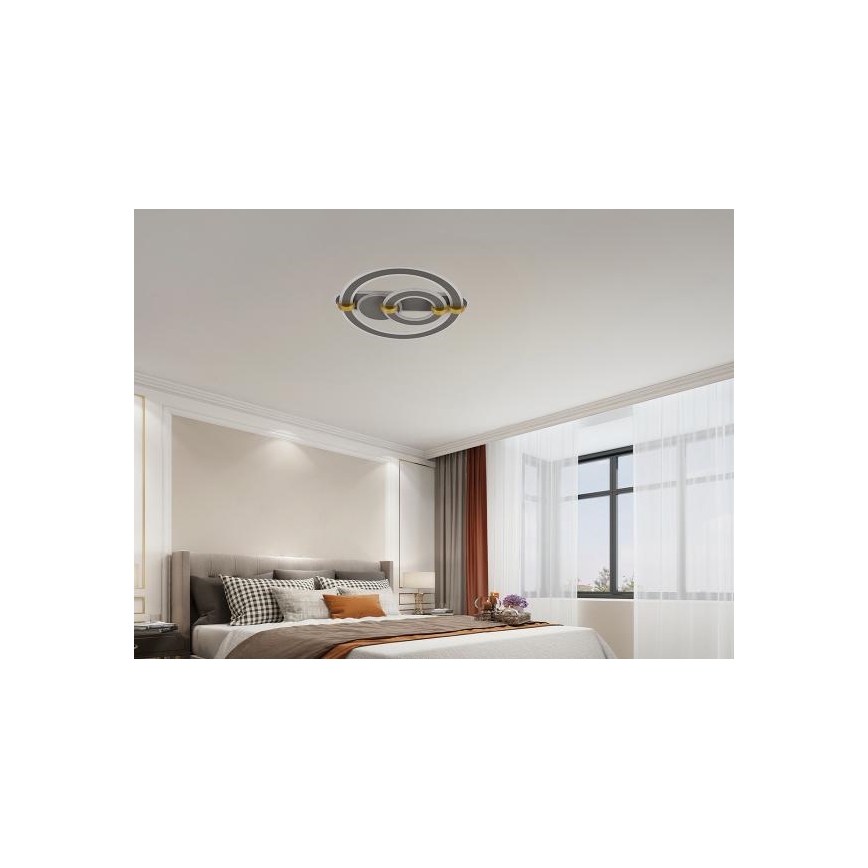 Світлодіодний стельовий світильник зі змінною яскравістю LED/120W/230V 3000-6500K + пульт дистанційного керування