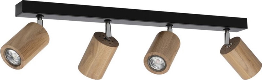 Світлодіодний стельовий точковий світильник MATTI 4xGU10/5W/230V дуб