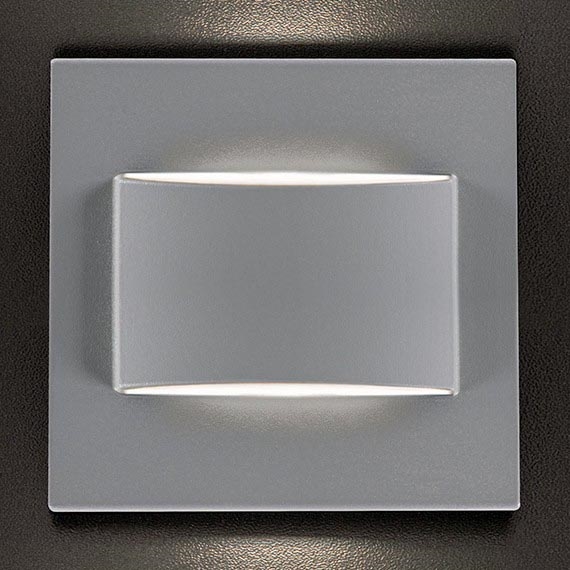 Світлодіодний світильник для сходів ERINUS LED/1,5W/12V 4000K сірий