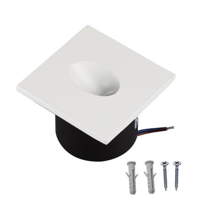 Світлодіодний світильник для сходів LED/3W/230V 4000K білий