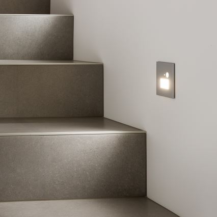 Світлодіодний світильник для сходів з датчиком руху LED/1,5W/230V 3000K/4000K/6500K