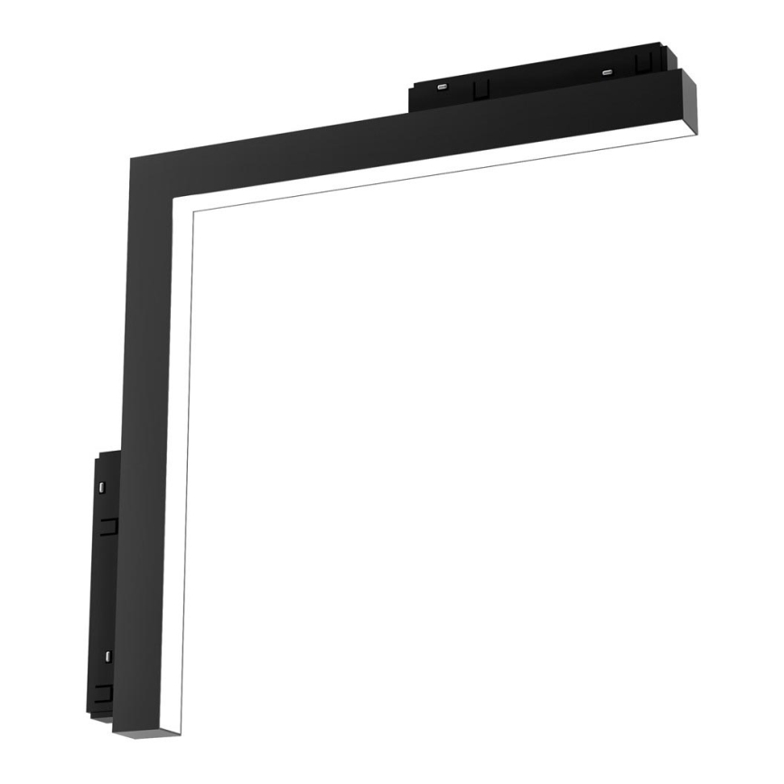 Світлодіодний світильник для трекової системи MAGNETIC TRACK L-DOWN LED/24W/48V 3000K чорний