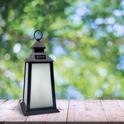 Світлодіодний світильник на сонячній батареї FENIX LED/1,2V 200 mAh IP44 чорний