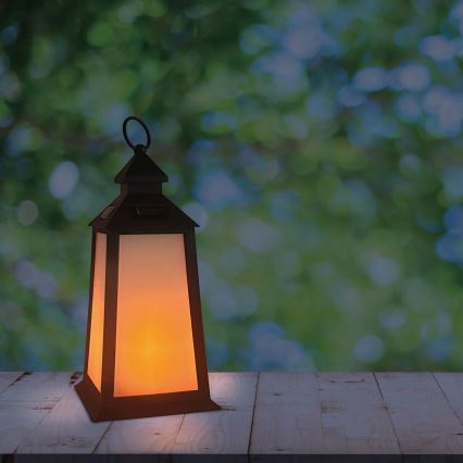 Світлодіодний світильник на сонячній батареї FENIX LED/1,2V 200 mAh IP44 чорний